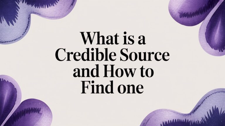 What Is a Credible Source and How to Find One