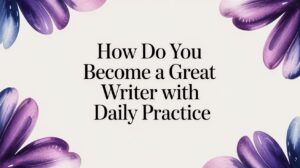 How Do You Become a Great Writer with Daily Practice
