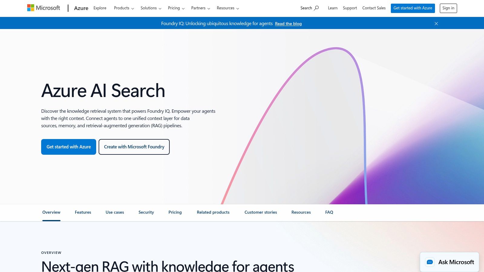 Microsoft Azure AI Search (formerly Cognitive Search)