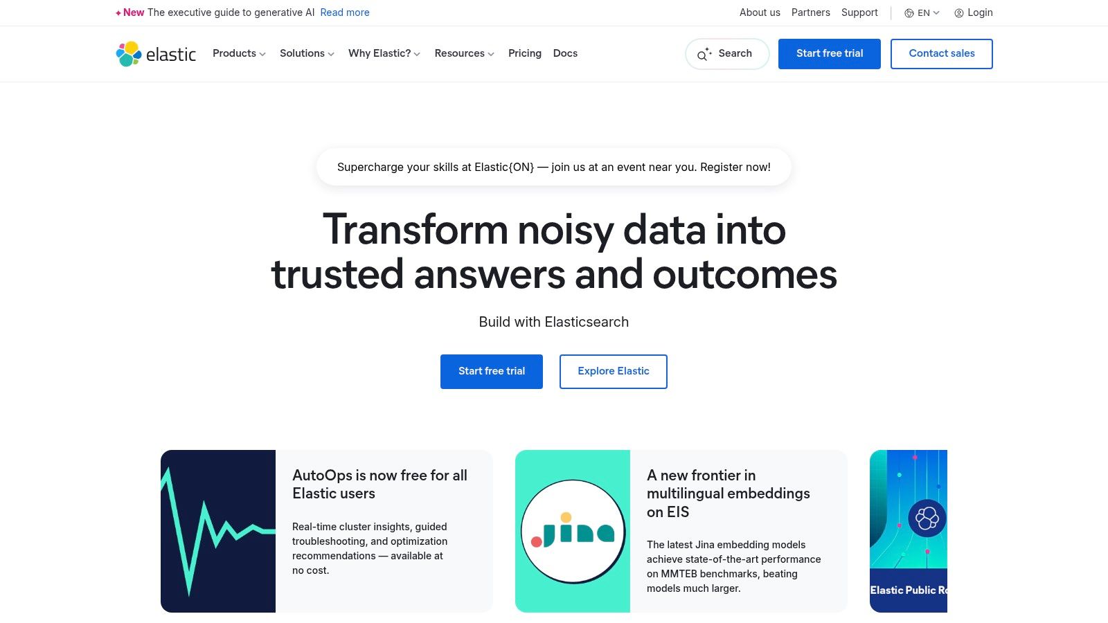 Elastic (Elasticsearch with ELSER + Semantic Rerank)