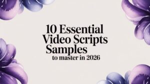 10 Essential Video Scripts Samples to Master in 2026