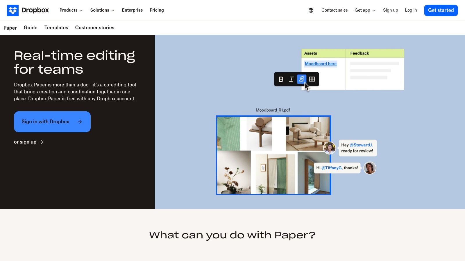 Dropbox Paper