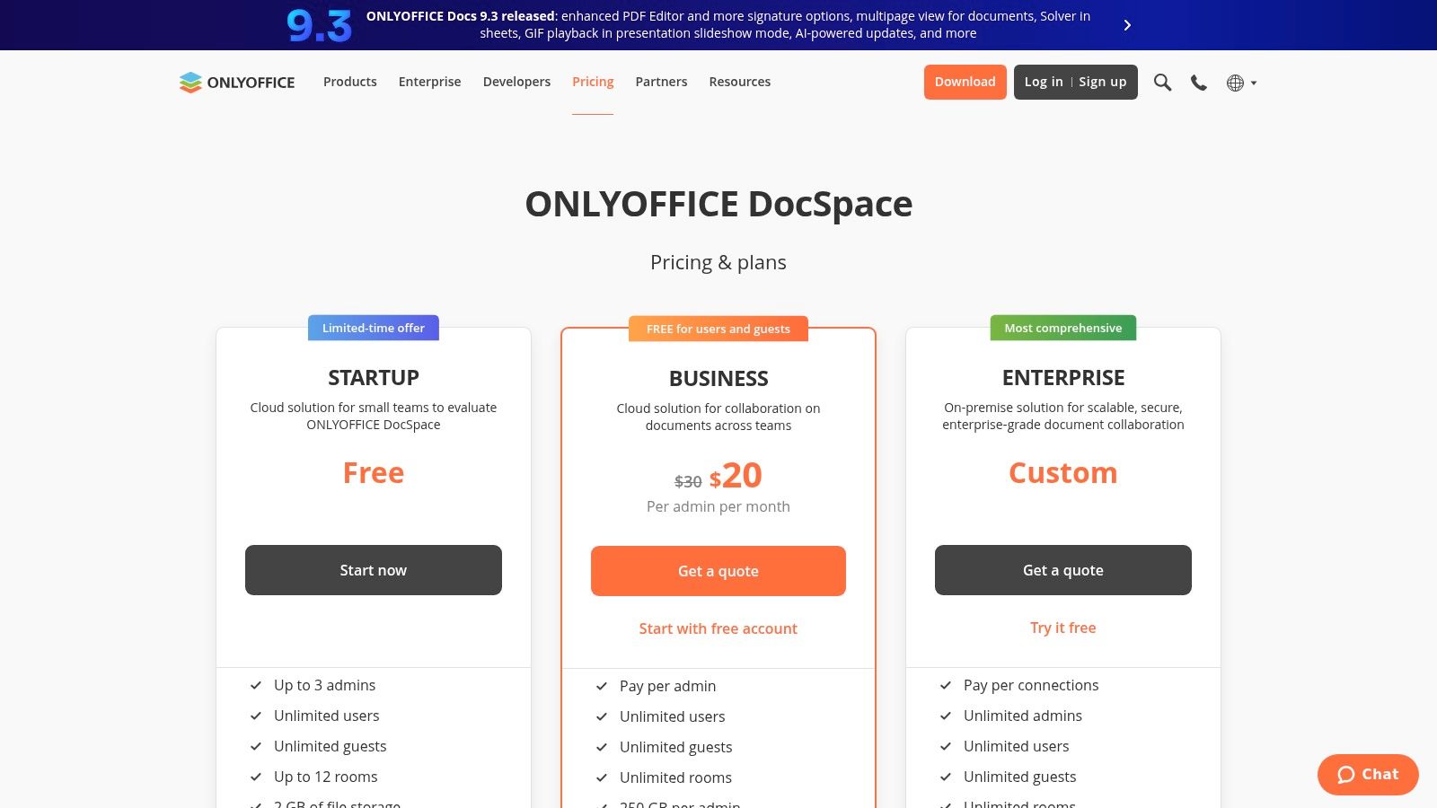 ONLYOFFICE DocSpace / ONLYOFFICE Docs