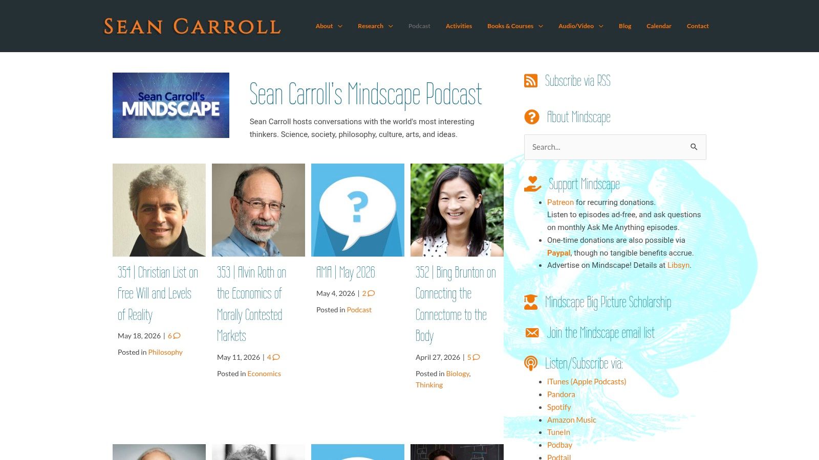Sean Carroll's Mindscape