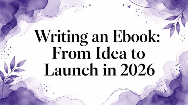 Writing an Ebook: From Idea to Launch in 2026
