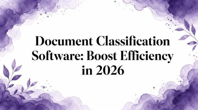 Document Classification Software: Boost Efficiency in 2026