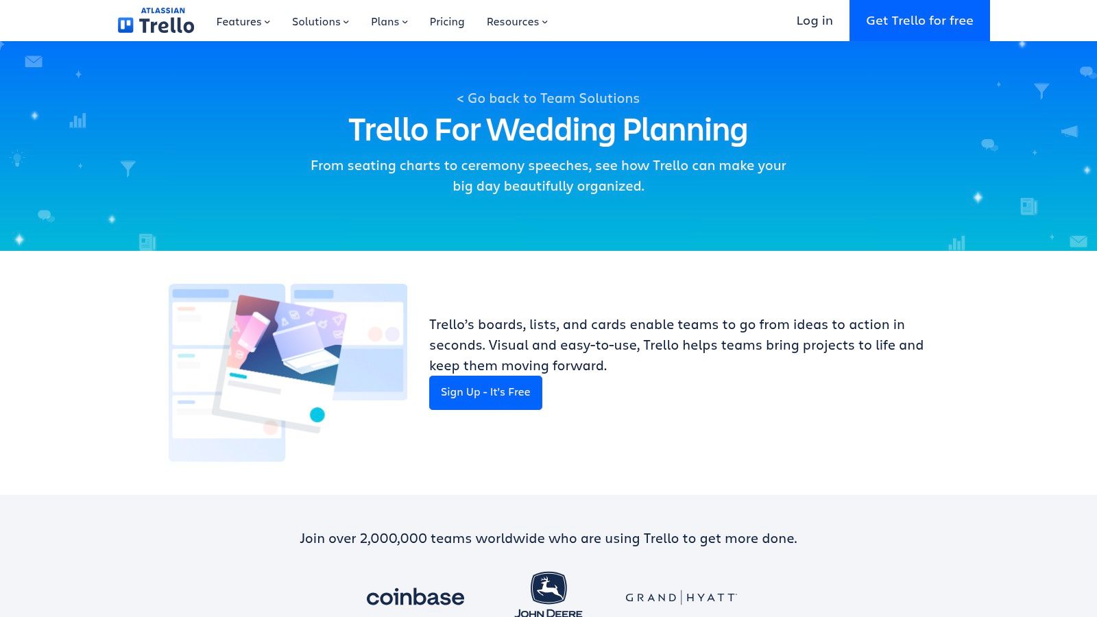 Trello, Event/Wedding Planning Template Boards