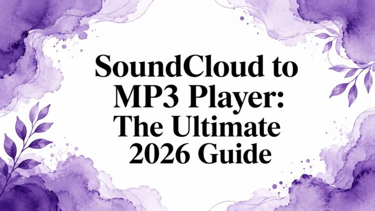 SoundCloud to MP3 Player: The Ultimate 2026 Guide