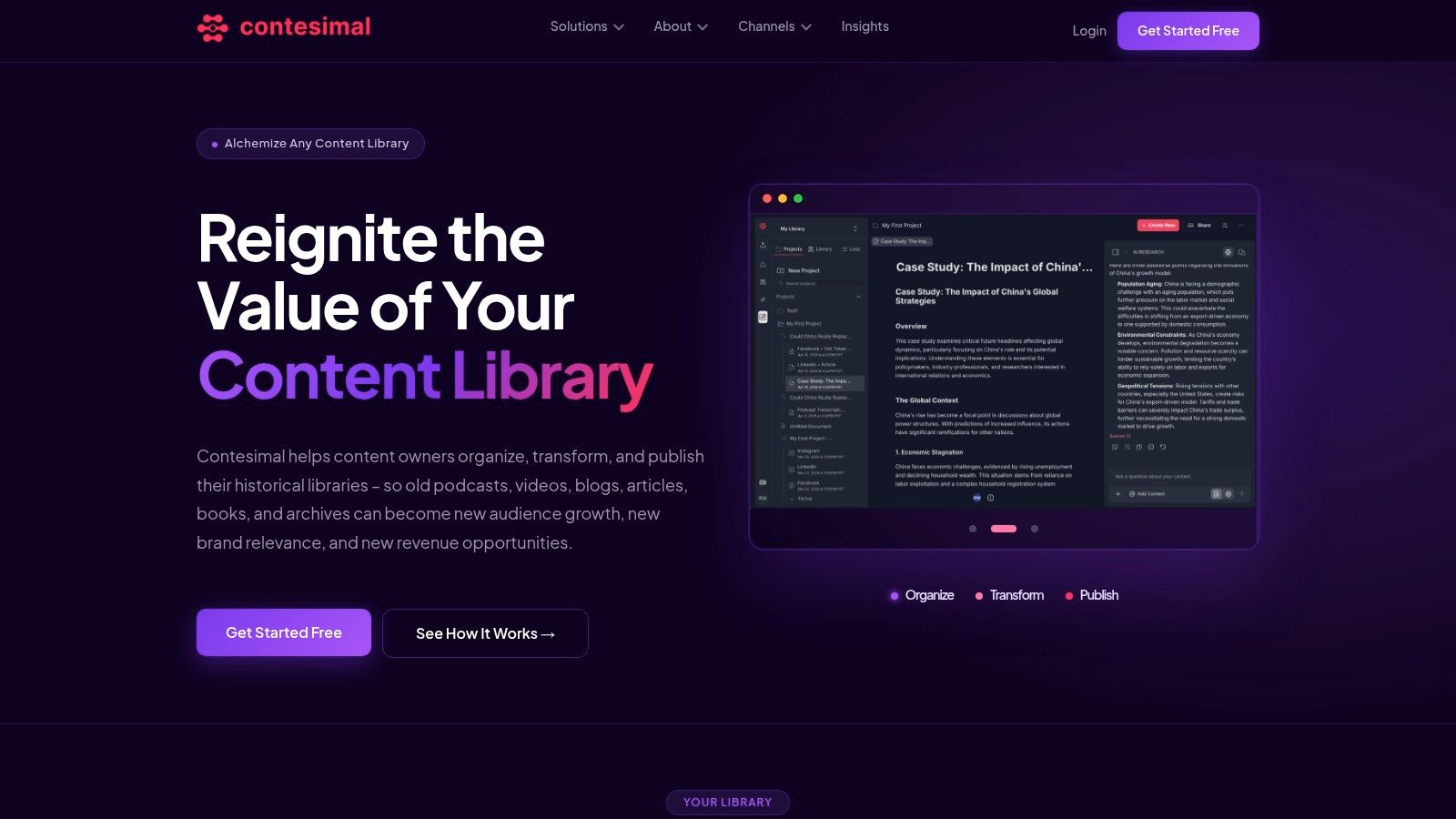 Screenshot from https://contesimal.ai