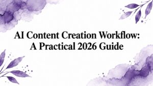 AI Content Creation Workflow: A Practical 2026 Guide