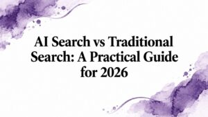 AI Search vs Traditional Search: A Practical Guide for 2026